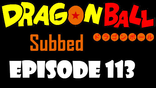 Dragon Ball Episode 113 Subbed in English Online Free Watch