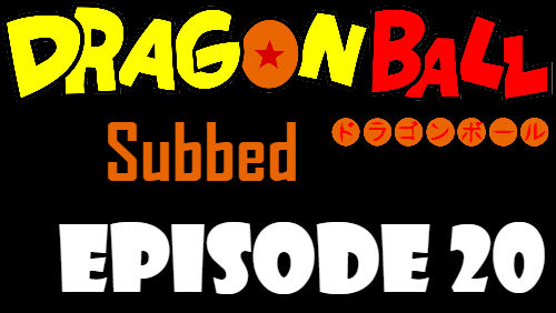 Dragon Ball Episode 20 Subbed in English Online Free Watch